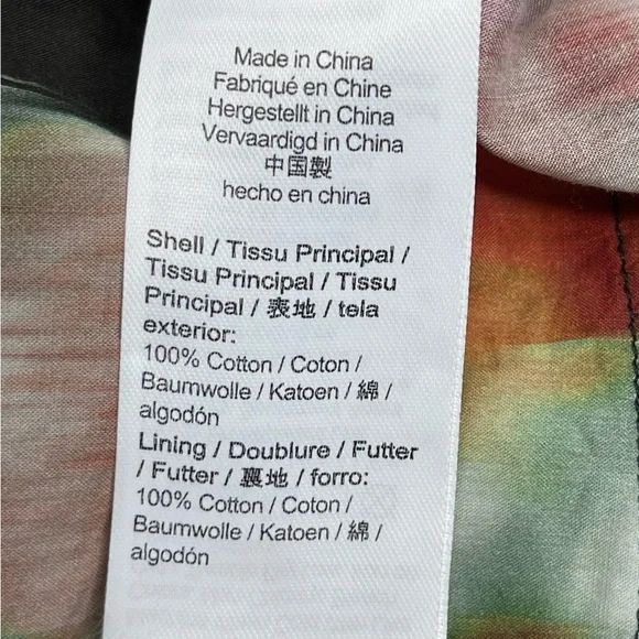 J CREW Squareneck Top size 8  Liberty Hazy Days Floral Tie Back Puff Sleeves - Picture 8 of 8